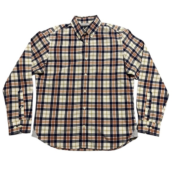 Banana Republic Men's Casual Plaid LS Button Up Shirt Medium 15-15.5 - Picture 1 of 8